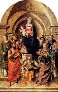 Palmezzano, Marco Virgin and Child Surrounded by Saints china oil painting reproduction